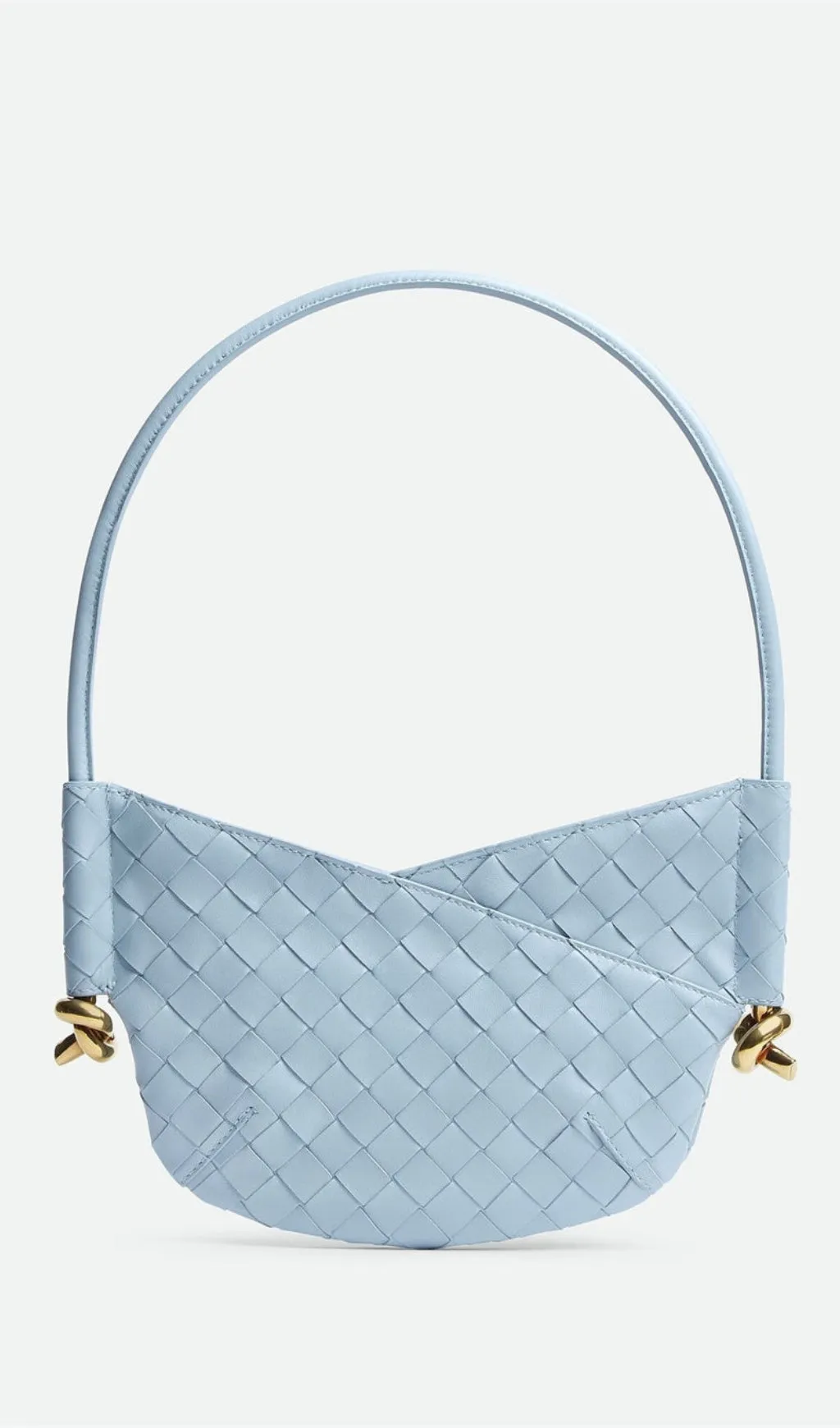 Azalea Weave Mini Shoulder Bag - Blue