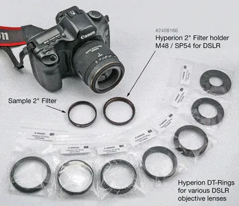Baader DSLR-2" Filter Holder M48/SP54 (to mount 2" Filters onto camera lenses) needs Hyperion DT Ring - 2408166