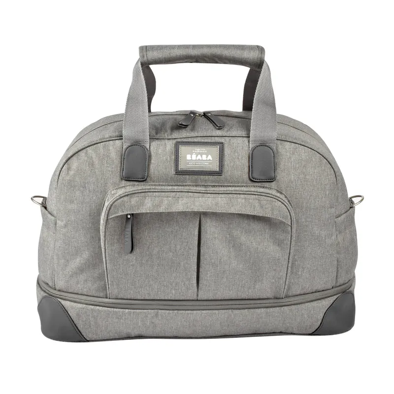 Béaba Amsterdam II Expandable Travel Changing Bag Heather Grey