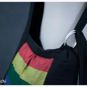 Babywearing Bag - Black Rainbow