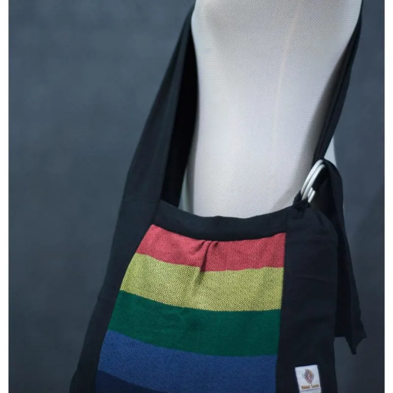 Babywearing Bag - Black Rainbow