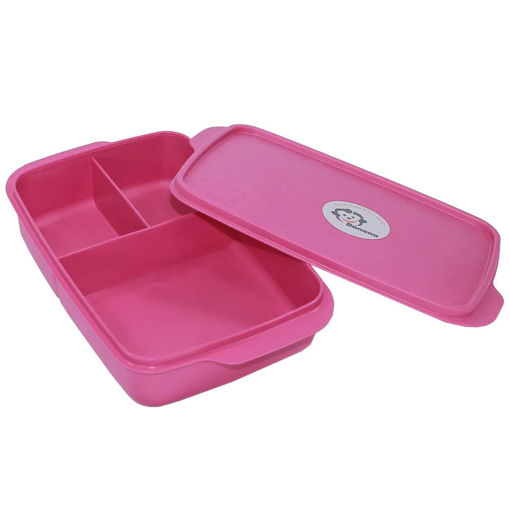 Banana Divided Lunch Box (1 L)