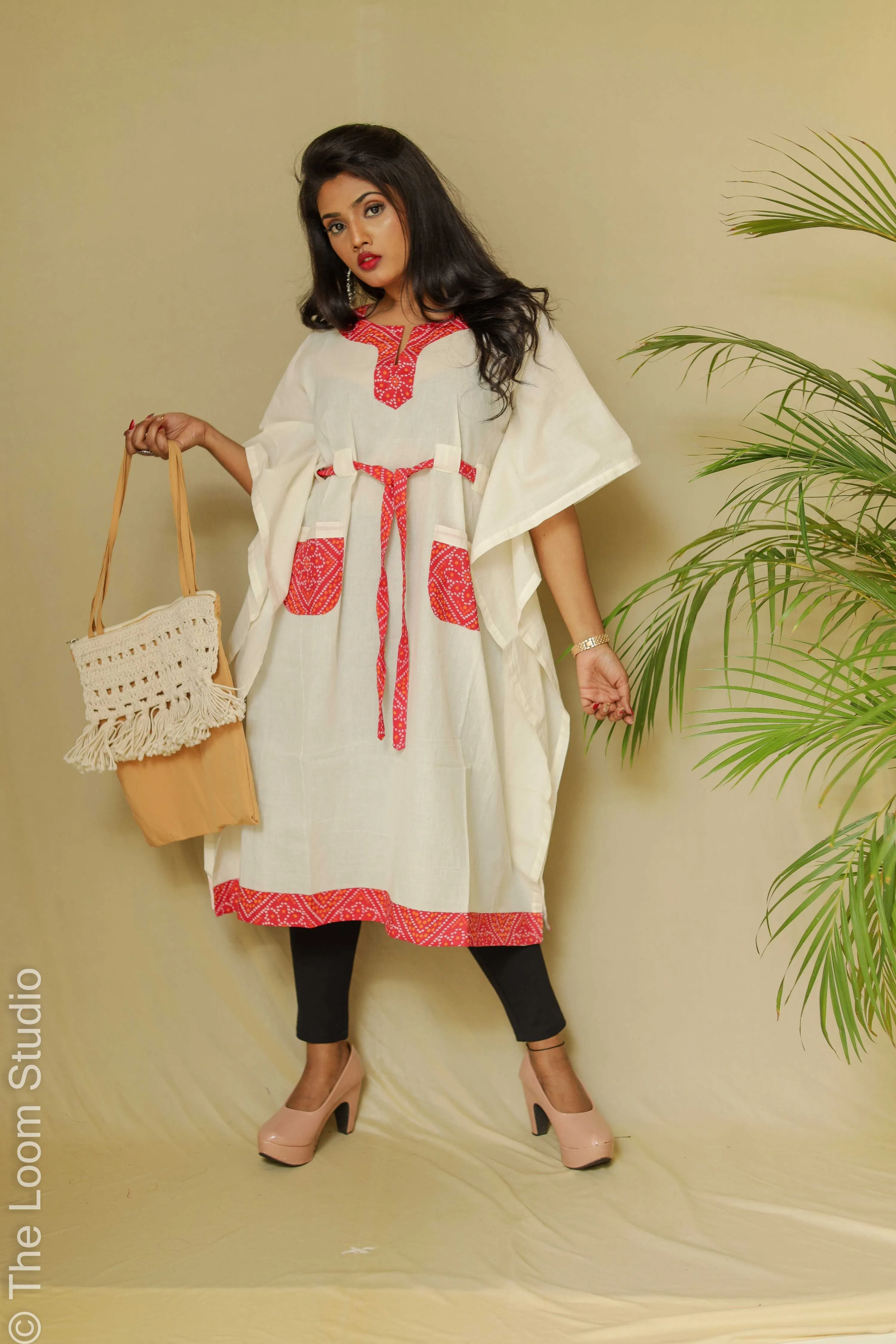 Beige Aesthetic Boho Hand Crochet Shoulder Bag