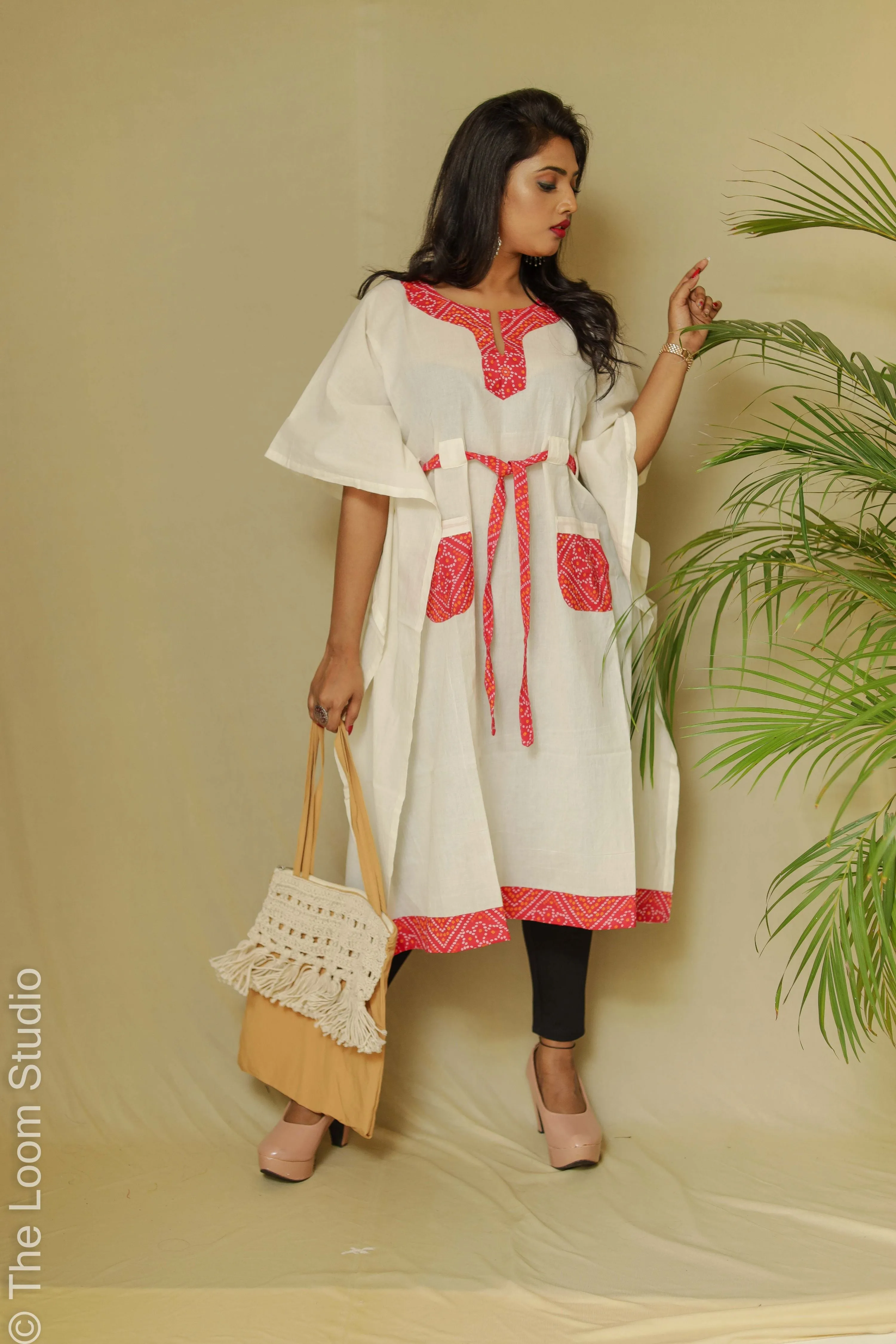 Beige Aesthetic Boho Hand Crochet Shoulder Bag