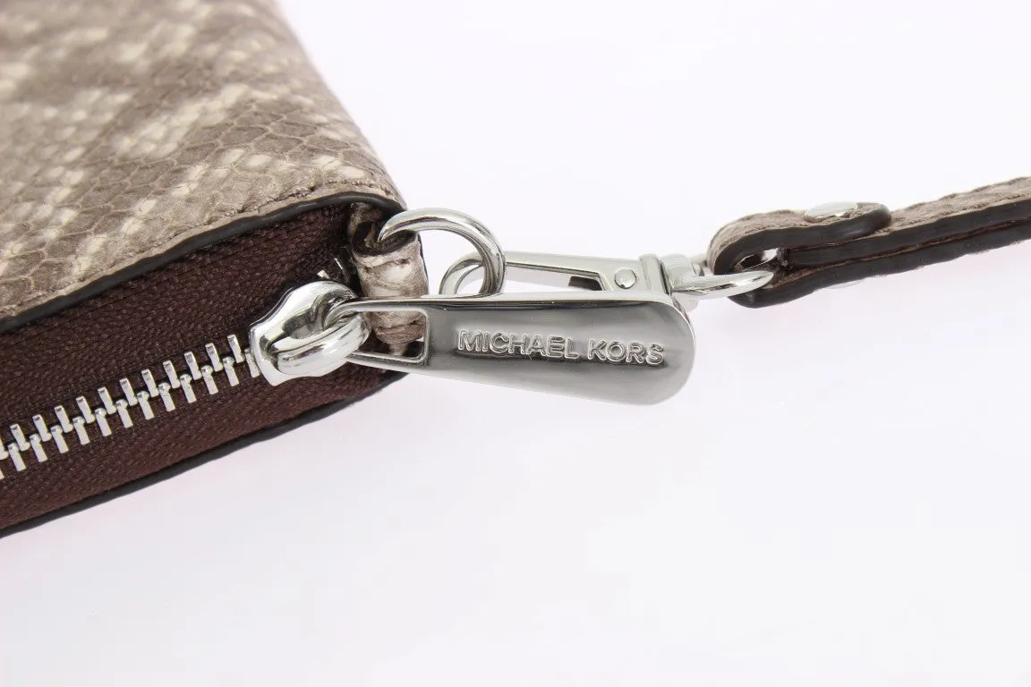 Beige JET SET ITEM Continental Wallet