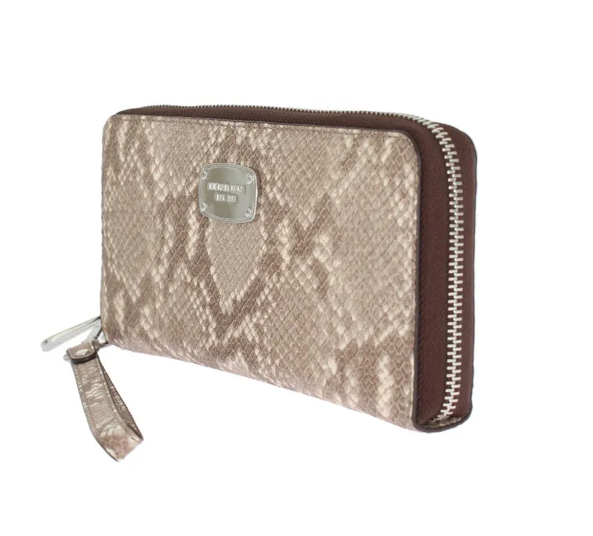 Beige JET SET ITEM Continental Wallet