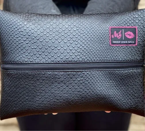 Black Cobra Makeup Junkie Bags