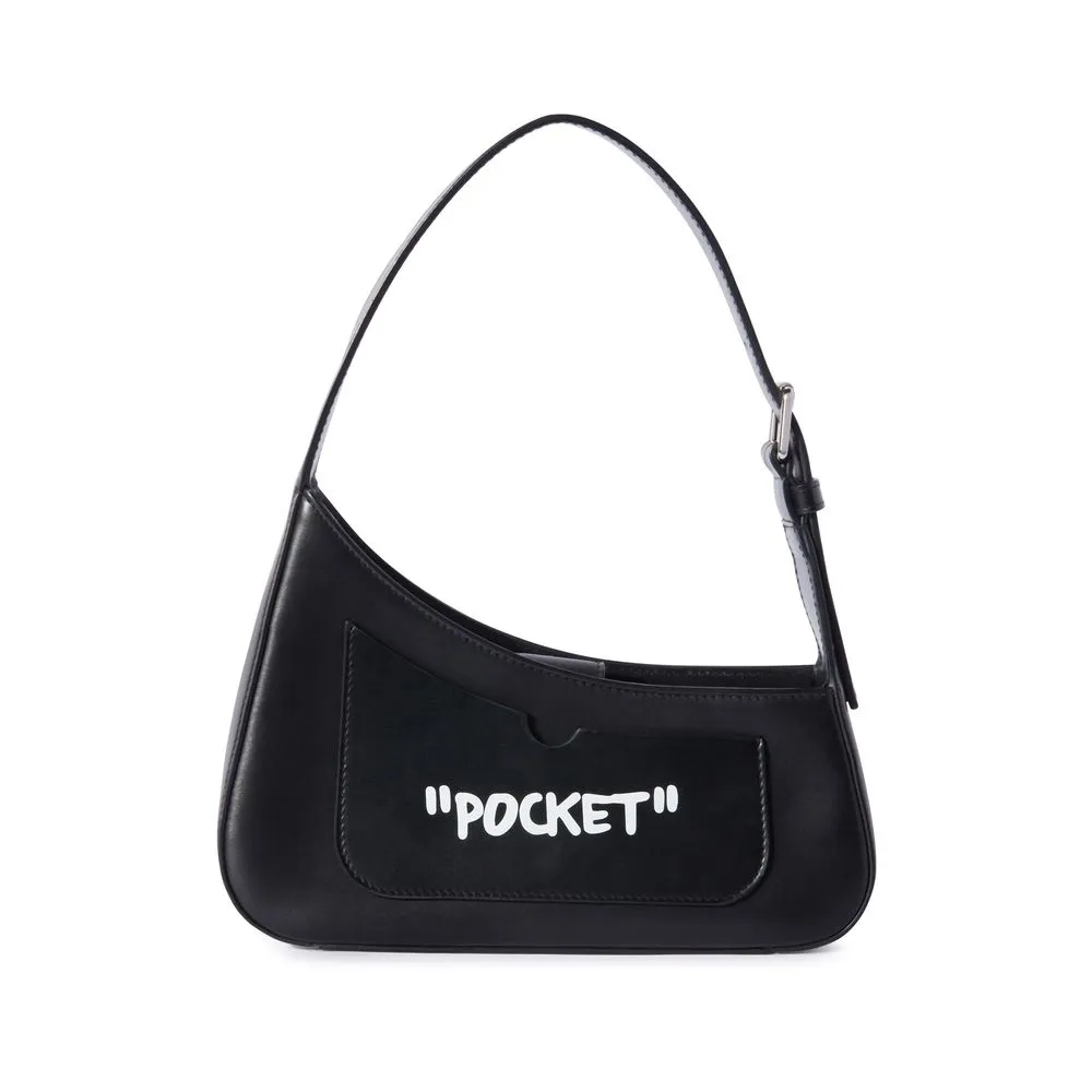 Black Leather Crossbody Bag
