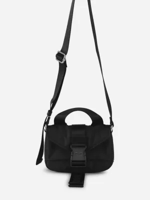 Black Tech Mini Satchel Bag