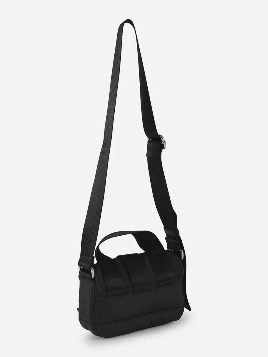 Black Tech Mini Satchel Bag