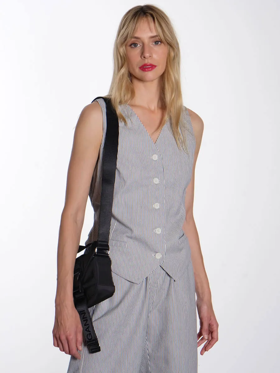 Black Tech Mini Satchel Bag