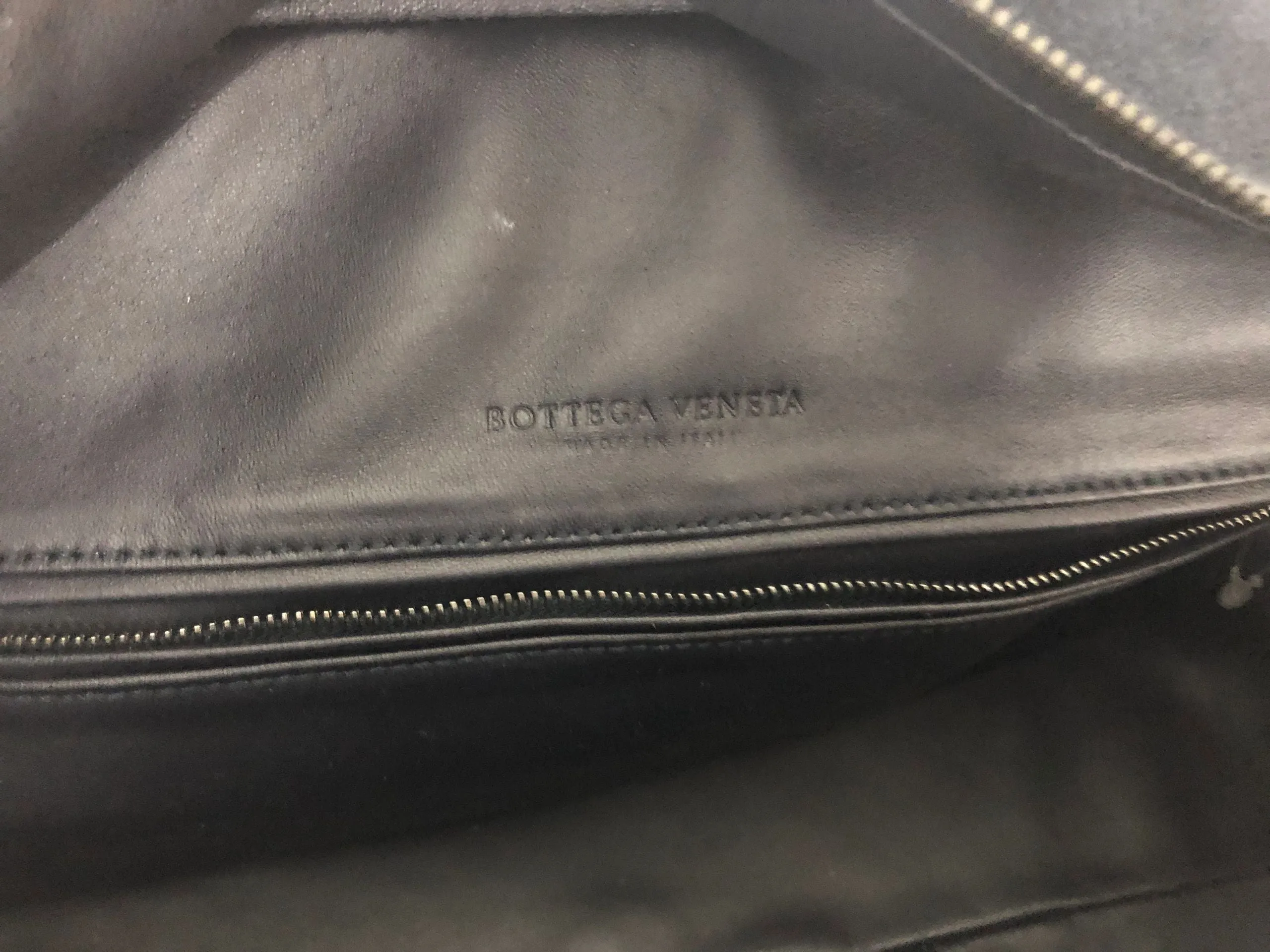 Bottega Veneta Suede Intrecciato Handle Bag
