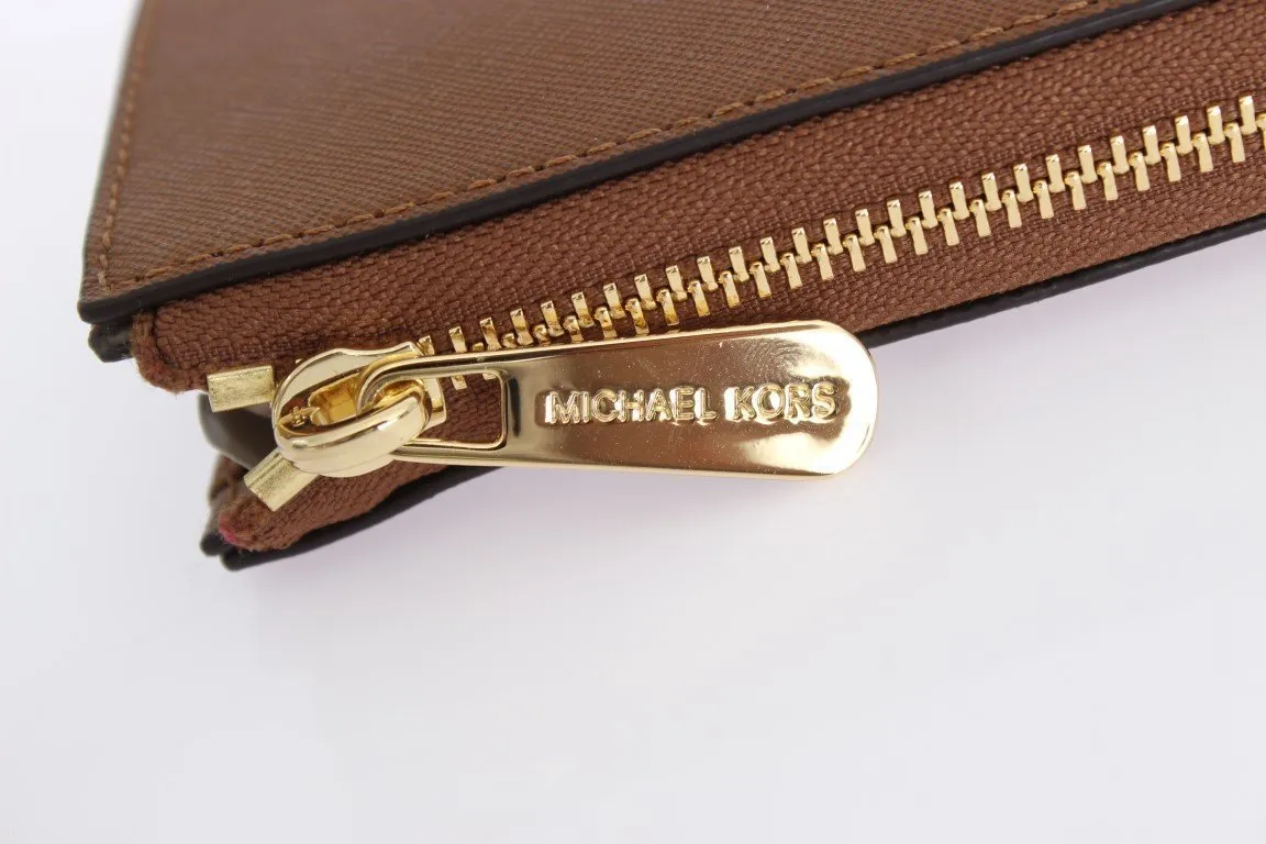 Brown JET SET TRAVEL Carryall Wallet