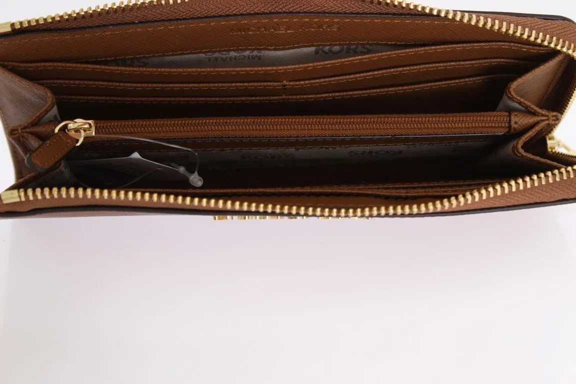 Brown JET SET TRAVEL Carryall Wallet