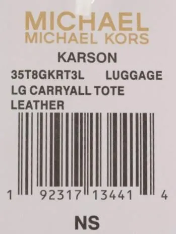Brown KARSON Leather Tote Bag