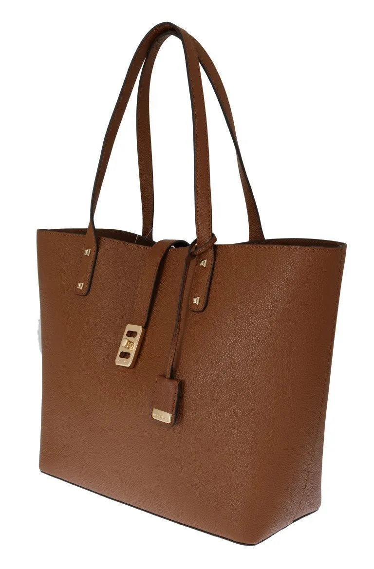Brown KARSON Leather Tote Bag