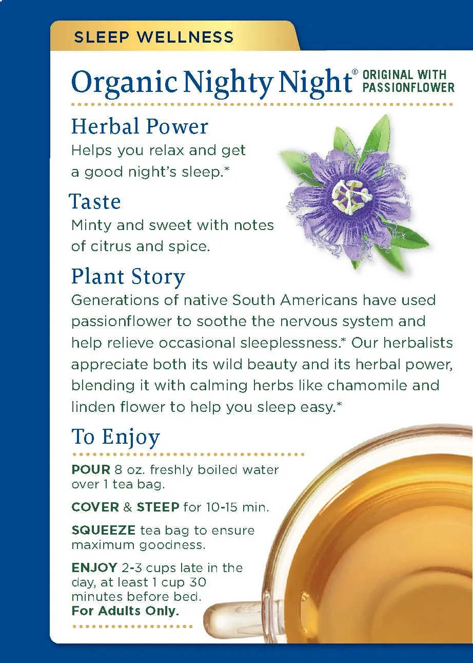 [Bundle Of 4] Traditional Medicinals Organic Nighty Night Tea, 16 Bags Exp: