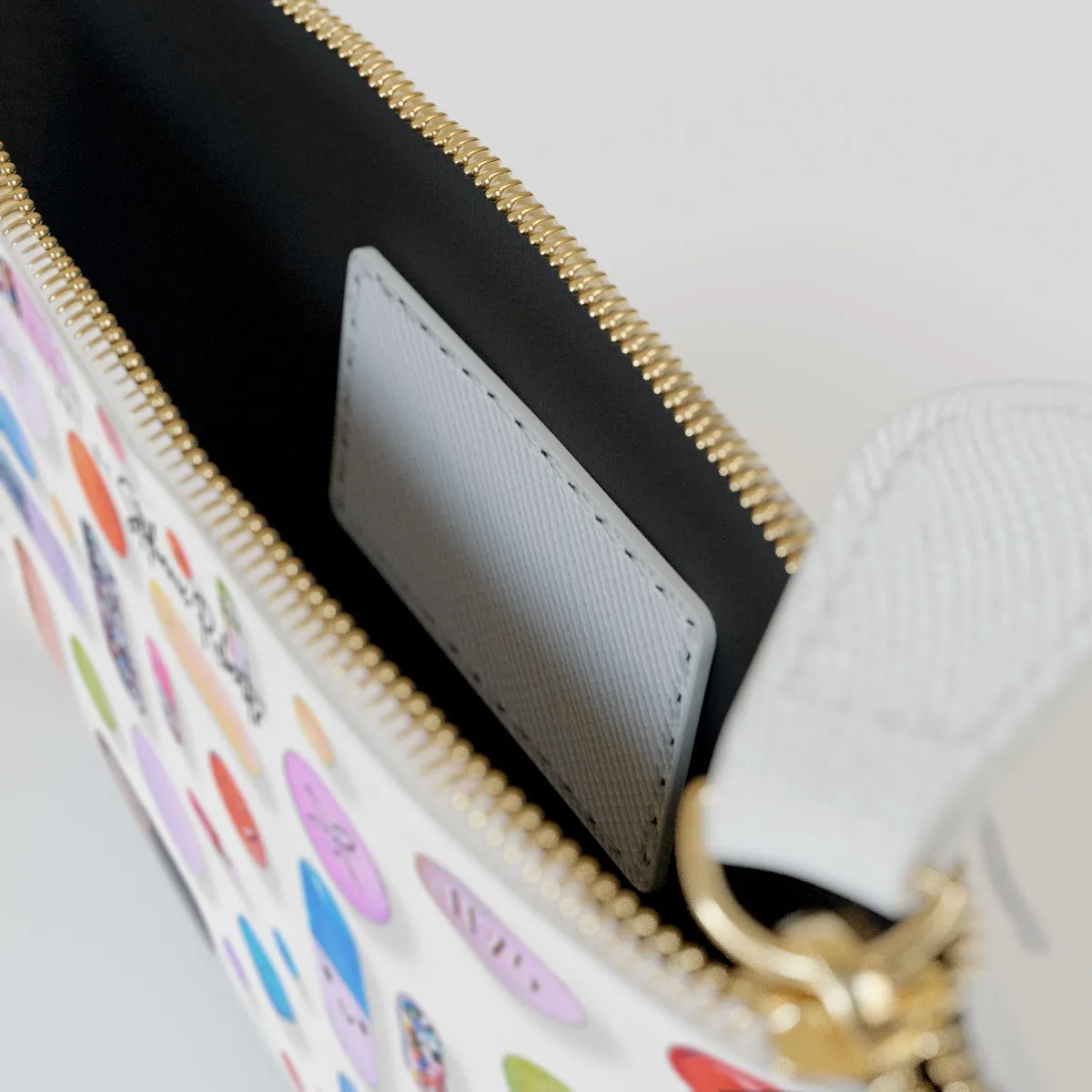 Candy Colored Pill Grid - Mini Clutch Bag