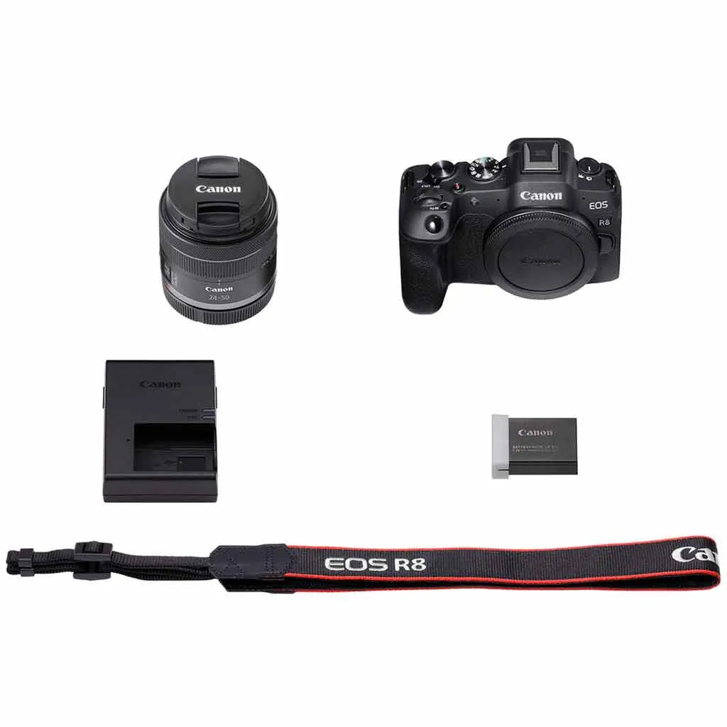 Canon EOS R8 Mirrorless Camera 24-50mm IS STM Kit