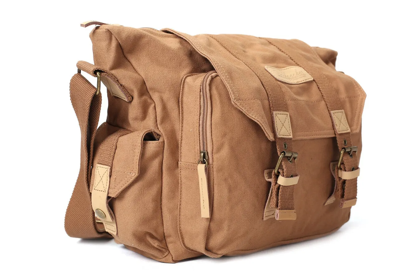 Canvas DSLR Camera Bag, Professional SLR Camera Bag, Men's Canvas Messenger Bag BBK-1