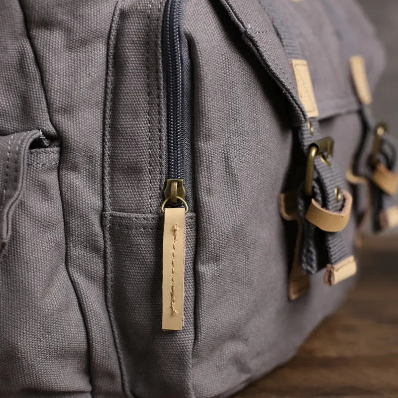 Canvas DSLR Camera Bag, Professional SLR Camera Bag, Men's Canvas Messenger Bag BBK-1
