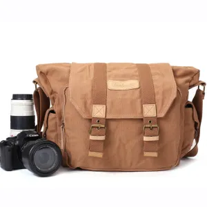 Canvas DSLR Camera Bag, Professional SLR Camera Bag, Men's Canvas Messenger Bag BBK-1