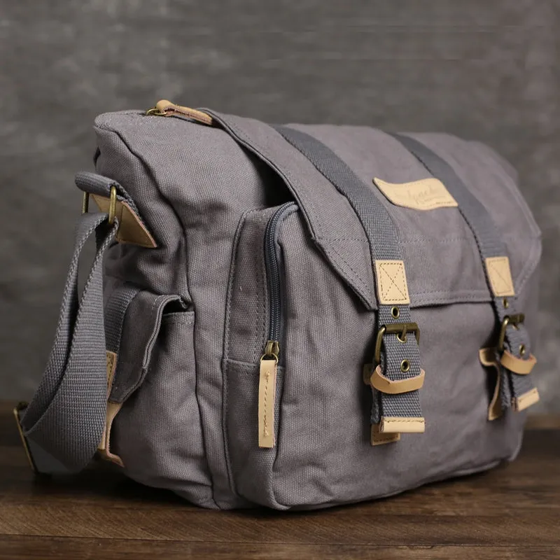 Canvas DSLR Camera Bag, Professional SLR Camera Bag, Men's Canvas Messenger Bag BBK-1