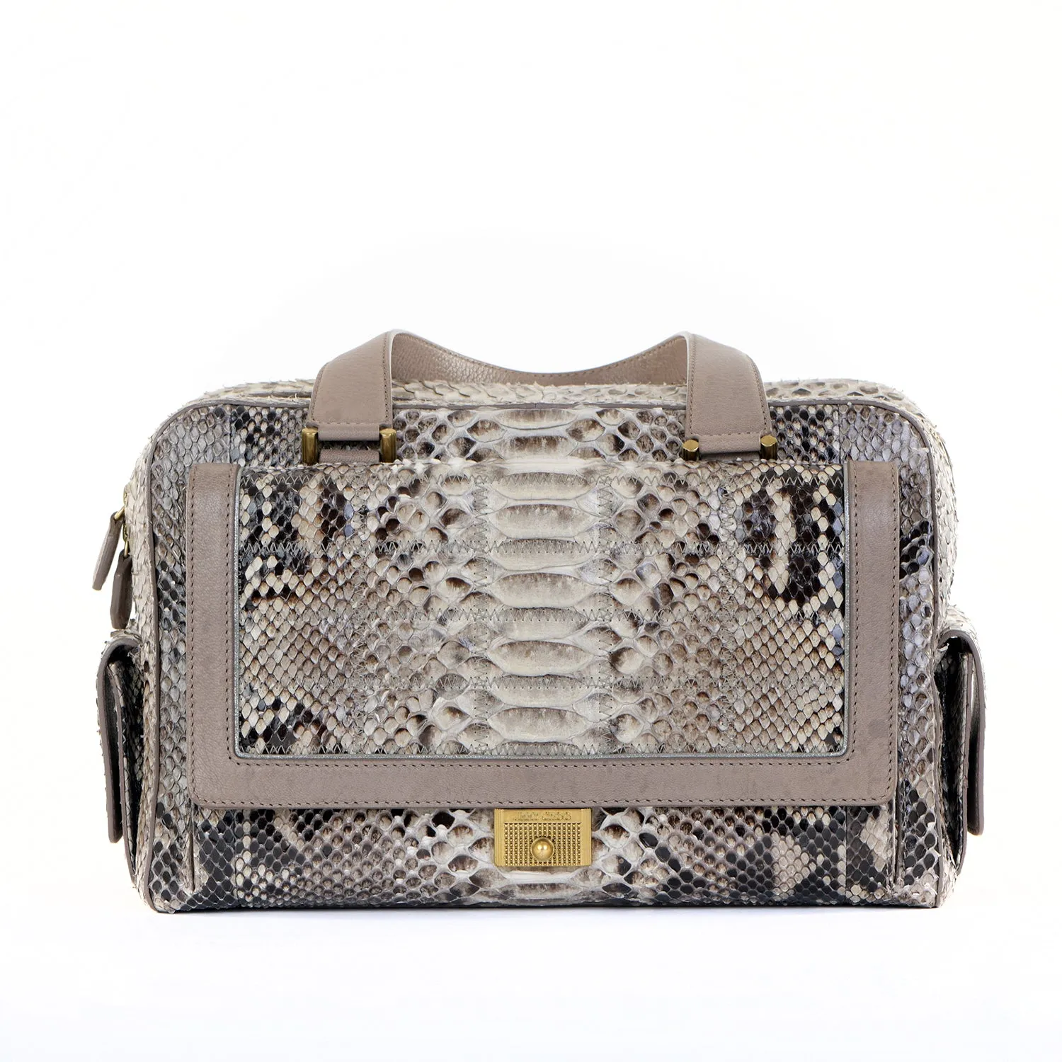 Catherine Snakeskin Box Satchel