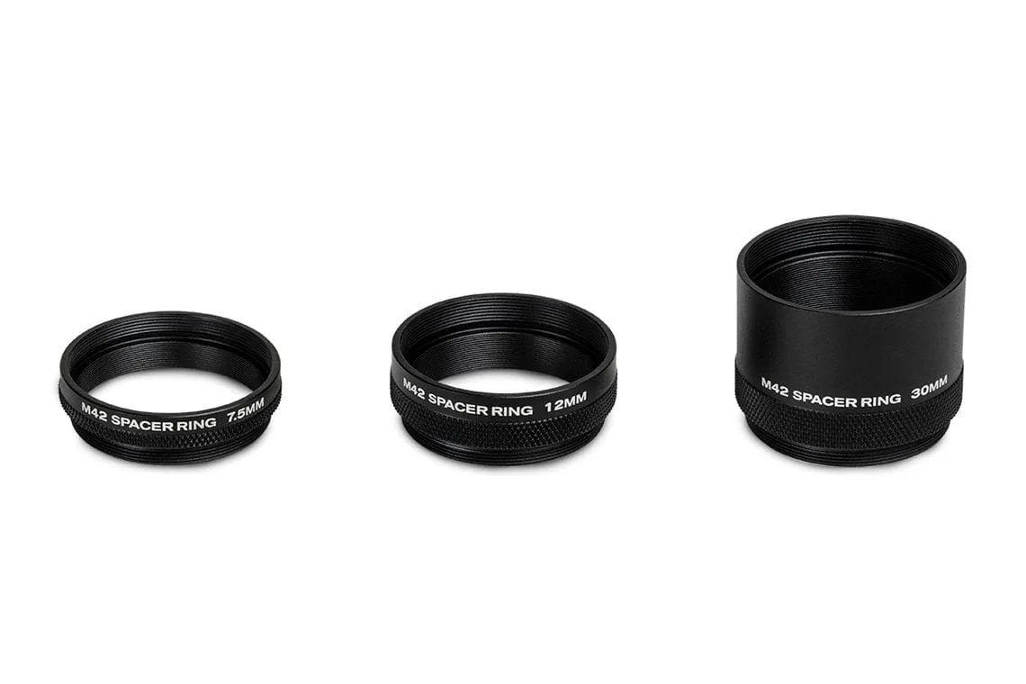 Celestron M42 Spacer Ring Kit - 7.5mm, 12mm, 30mm - 93618