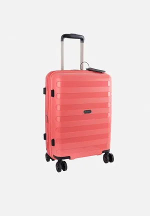 Cellini Sonic 4 Wheel  Carry on Trolley Case Living Coral