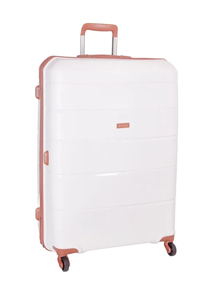 Cellini Spinn Cabin Trolley Case White/Tan