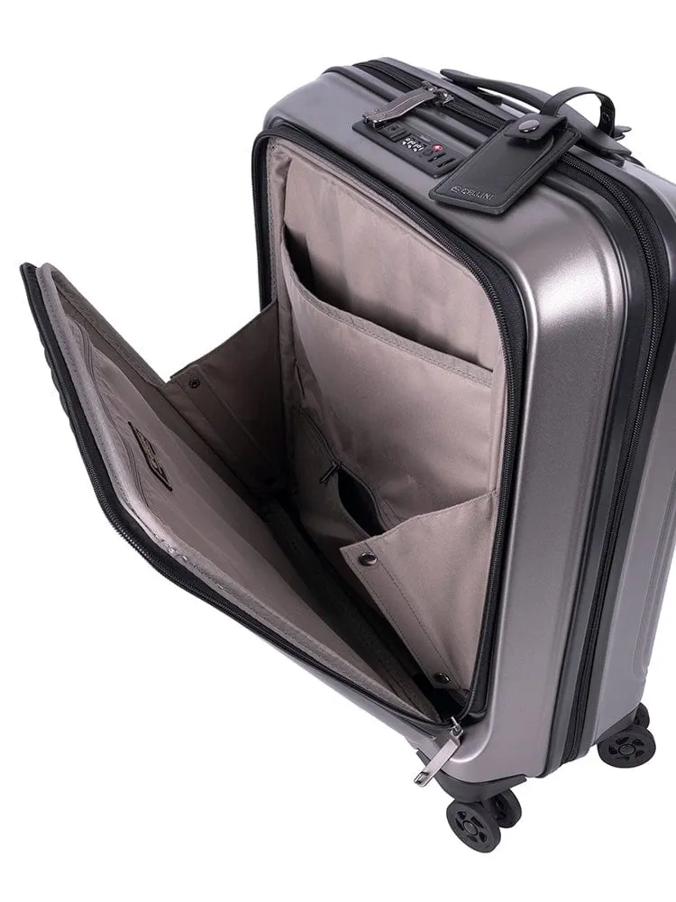 Cellini Tri Pack 4-Wheel Carry-On Trolley Case Includes 1 Large Packing Cube 110552