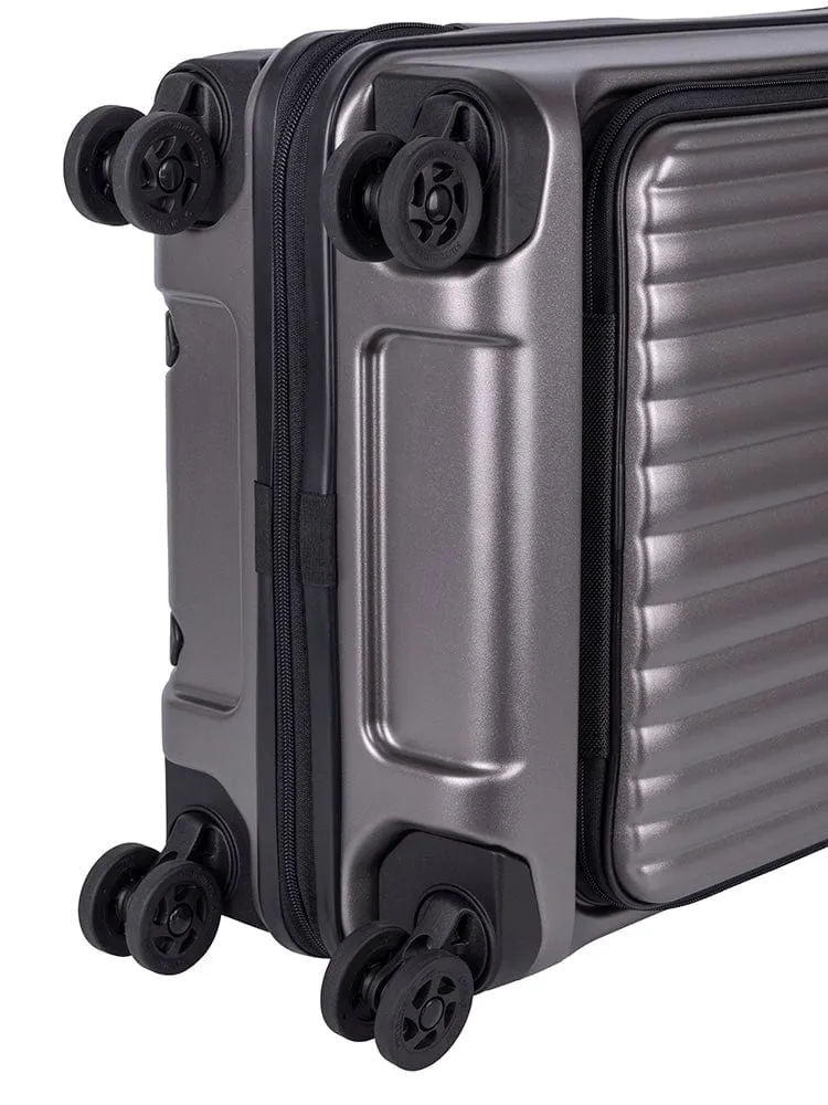 Cellini Tri Pack 4-Wheel Carry-On Trolley Case Includes 1 Large Packing Cube 110552
