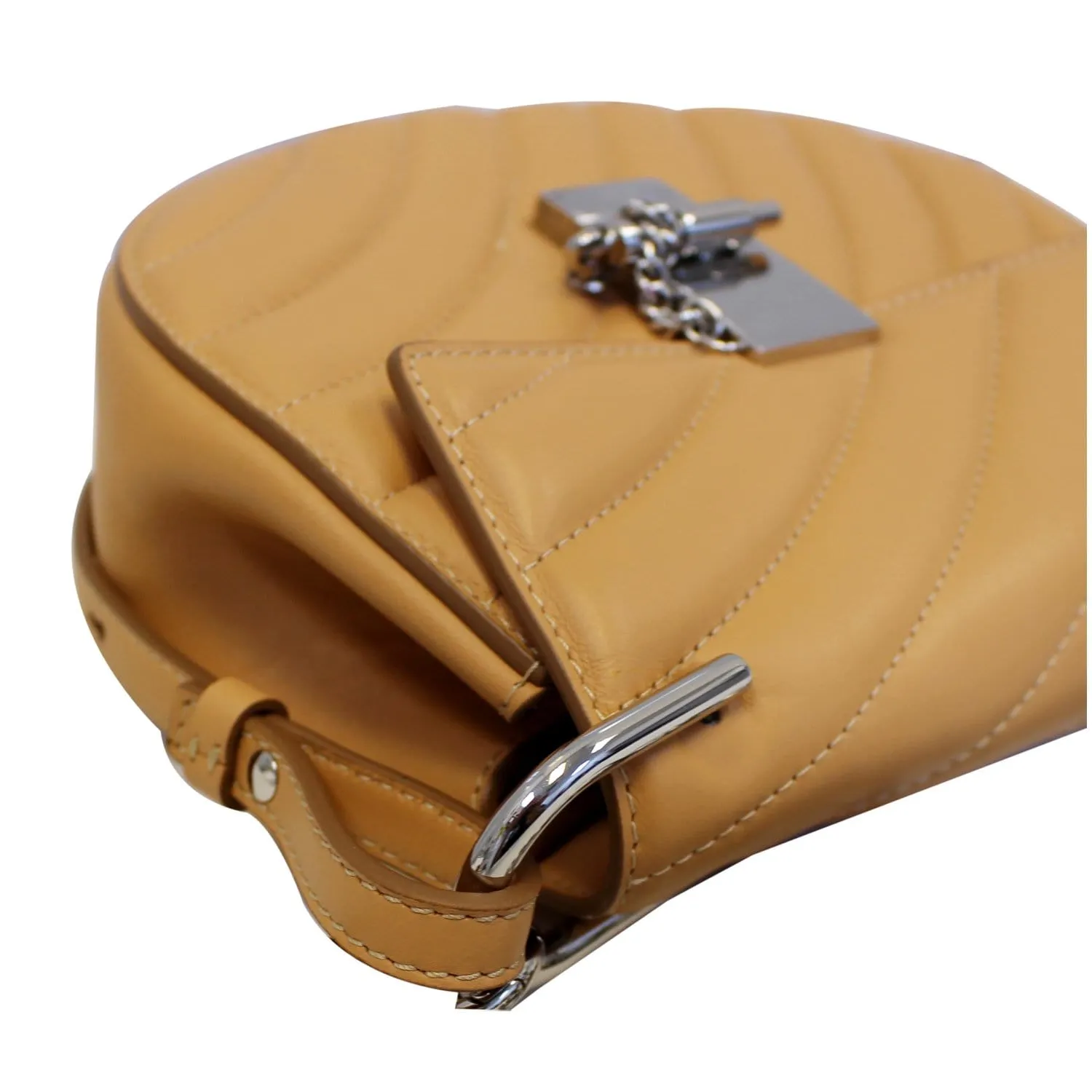 CHLOE Mini Drew Bijou Calfskin Shoulder Bag Peach