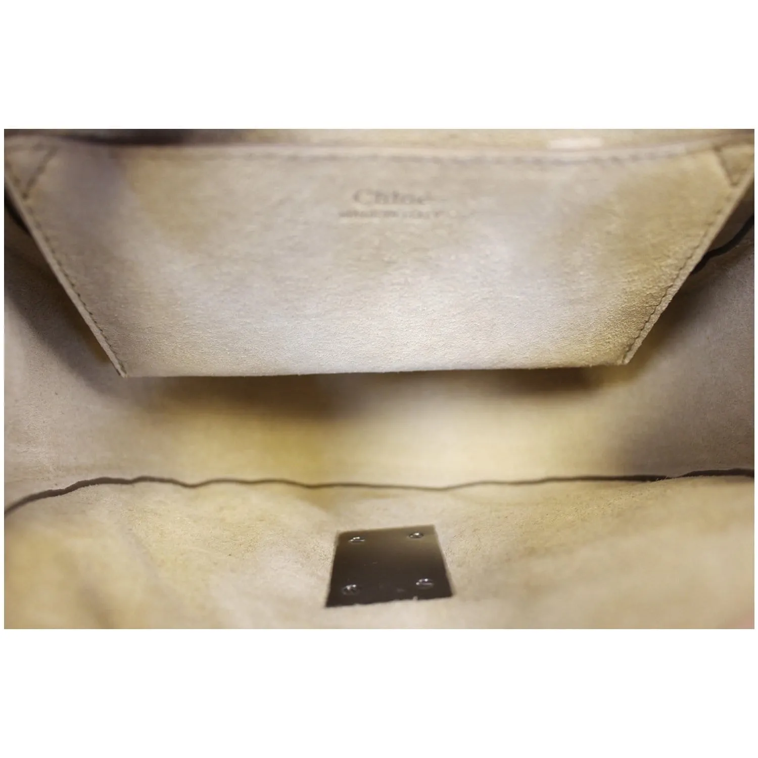 CHLOE Mini Drew Bijou Calfskin Shoulder Bag Peach