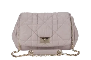CHRISTIAN DIOR DIOR CANNAGE MILLY LA FORET SMALL (01-BO-0182) PINK LAMBSKIN GOLD HARDWARE WITH DUST COVER