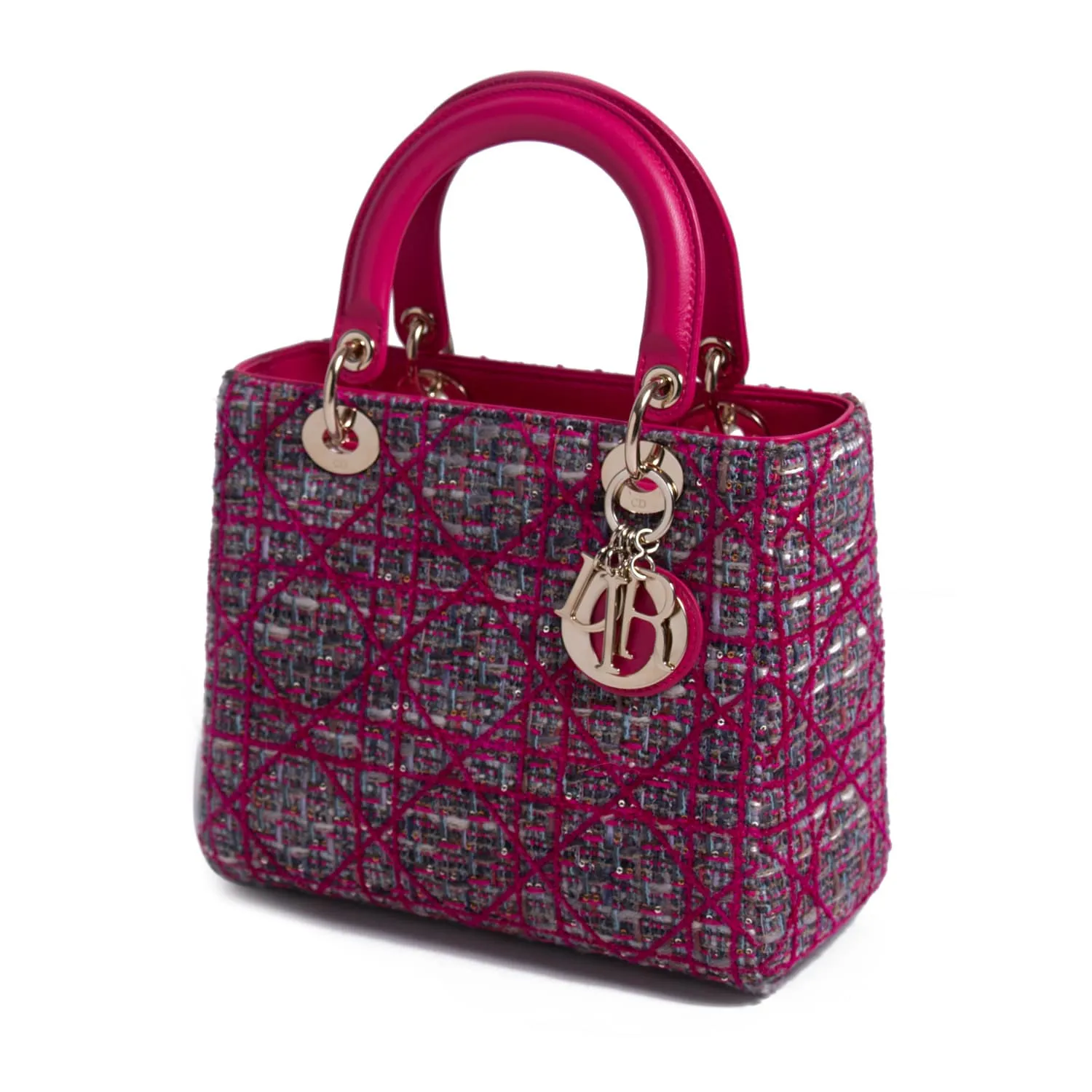 Christian Dior Tweed Medium Lady Dior