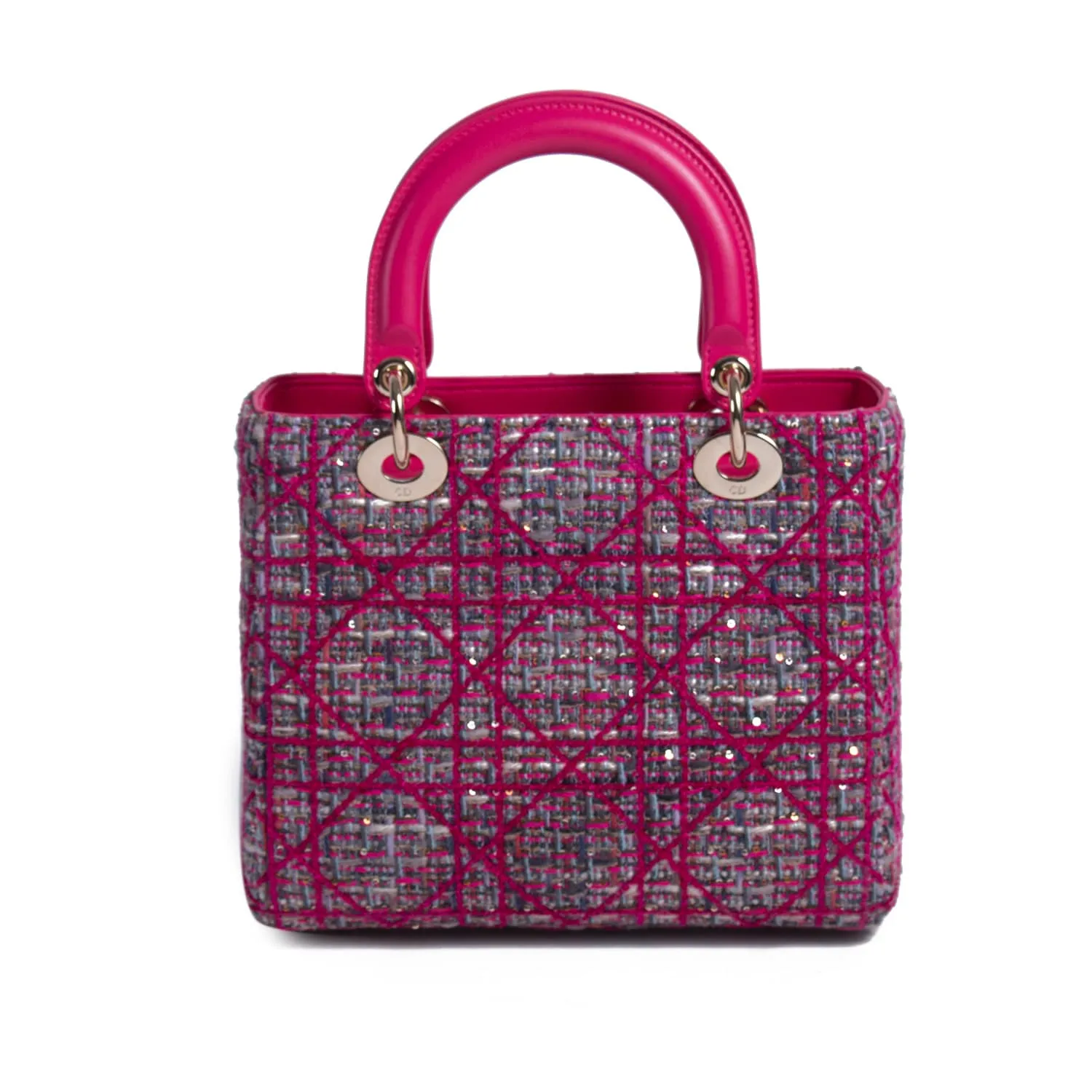 Christian Dior Tweed Medium Lady Dior