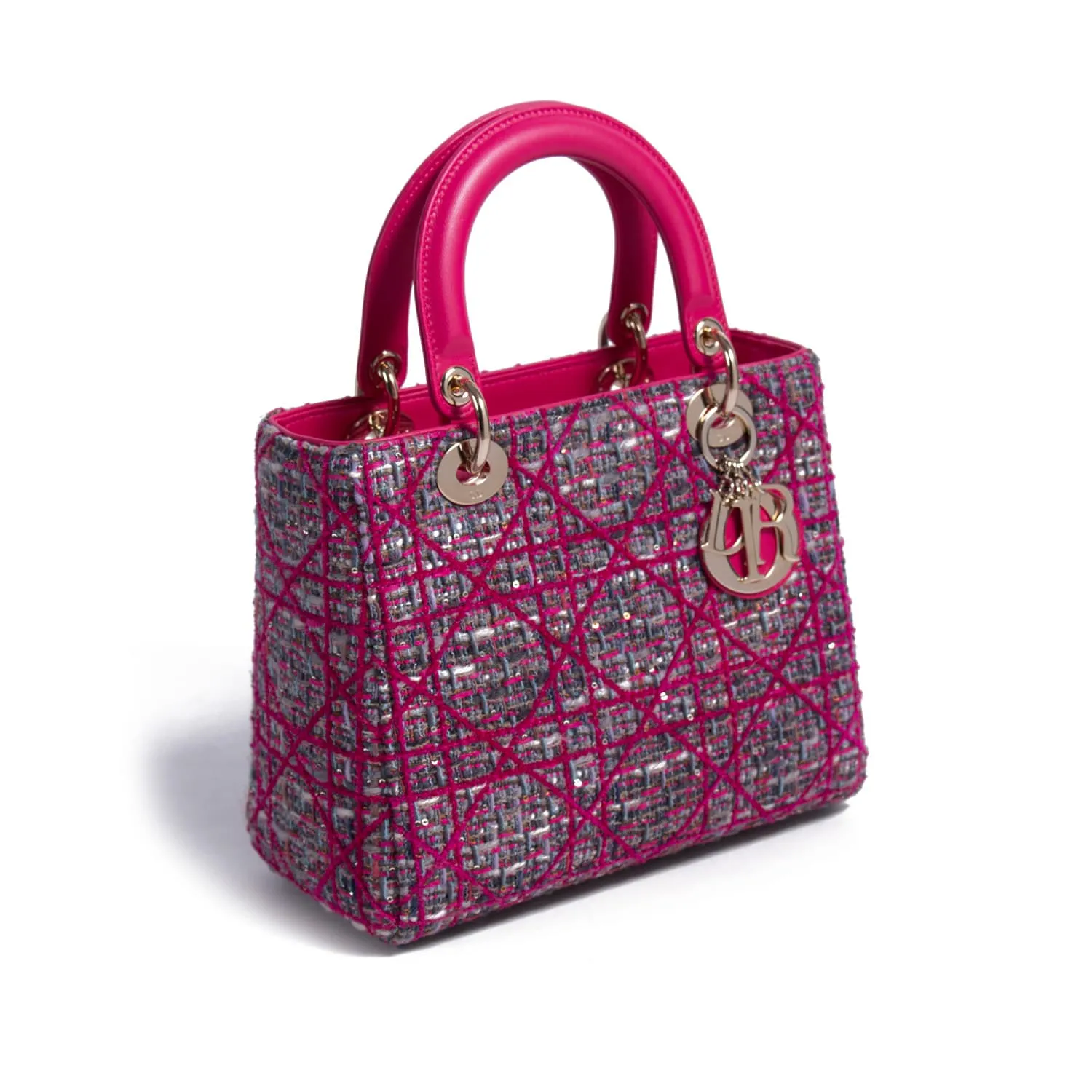 Christian Dior Tweed Medium Lady Dior