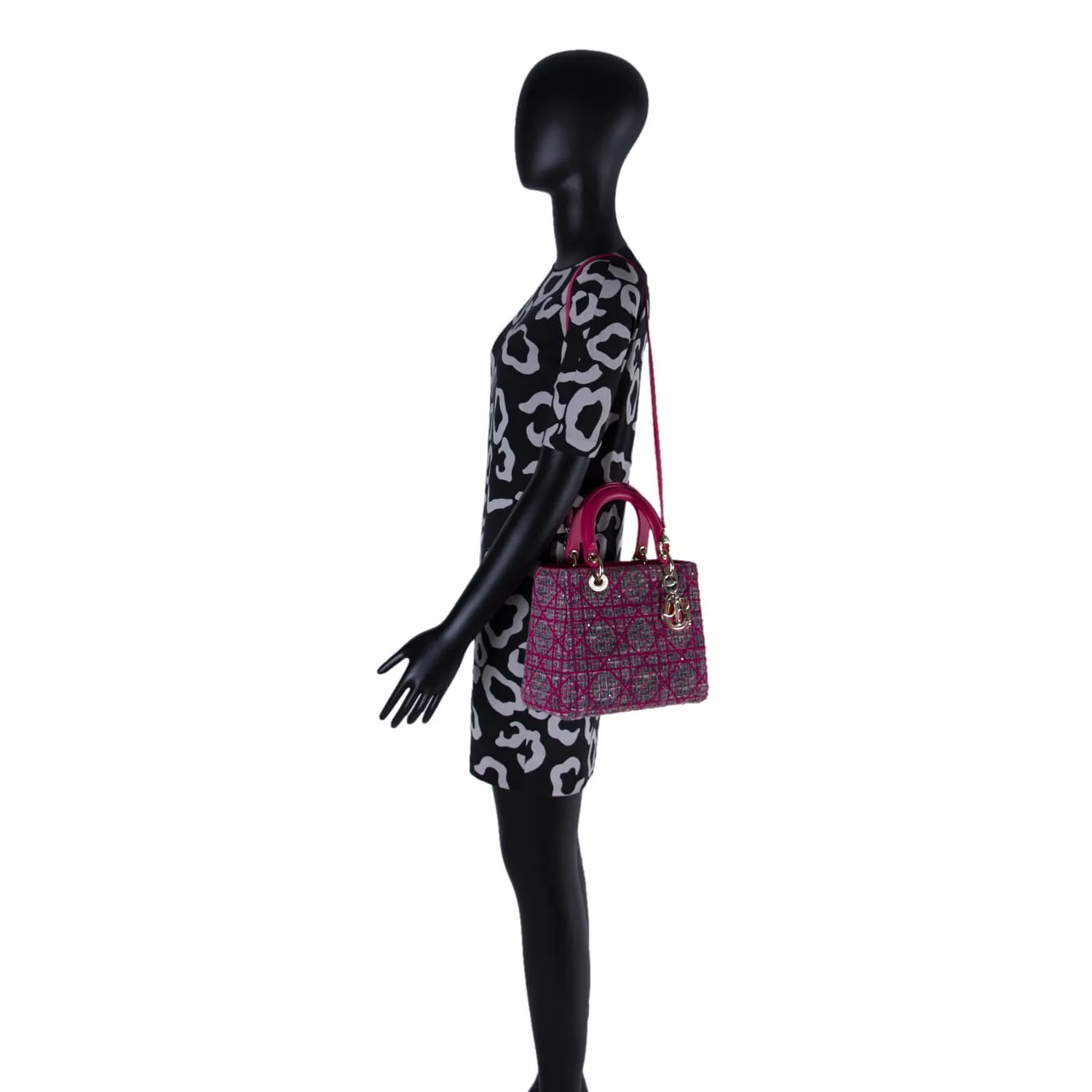 Christian Dior Tweed Medium Lady Dior