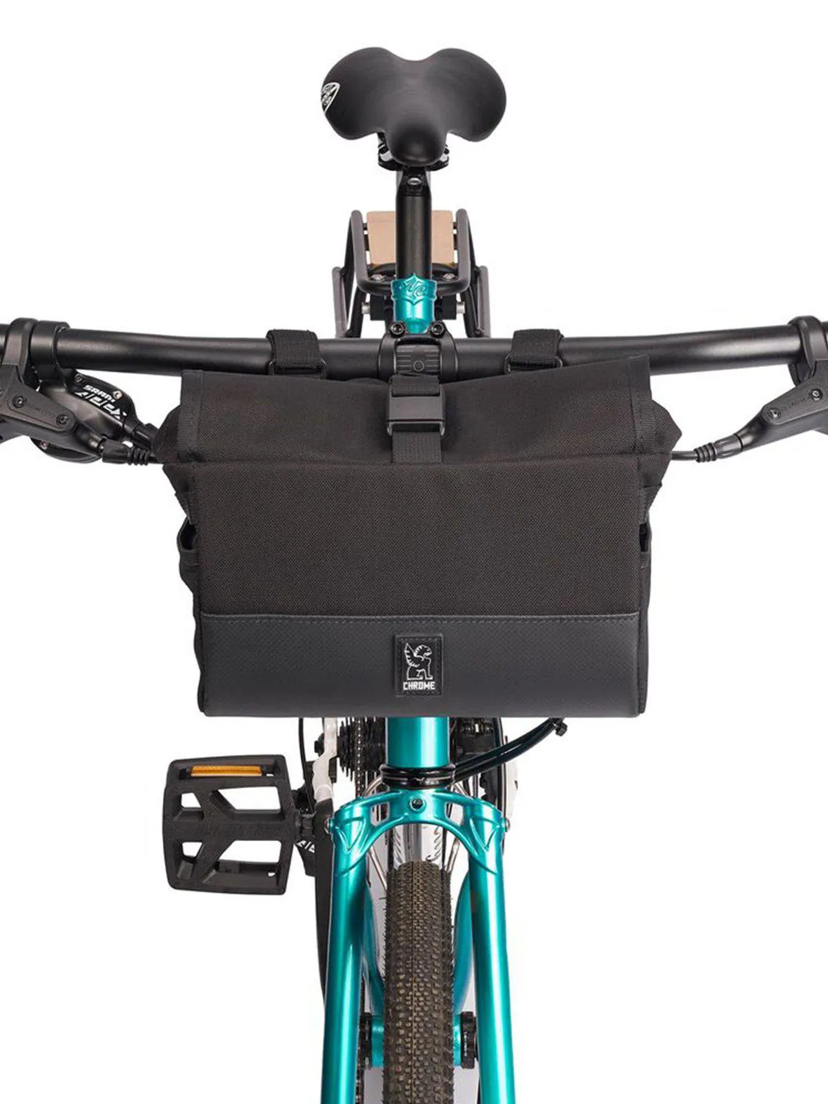 Chrome Industries Doubletrack Handlebar Bag Black
