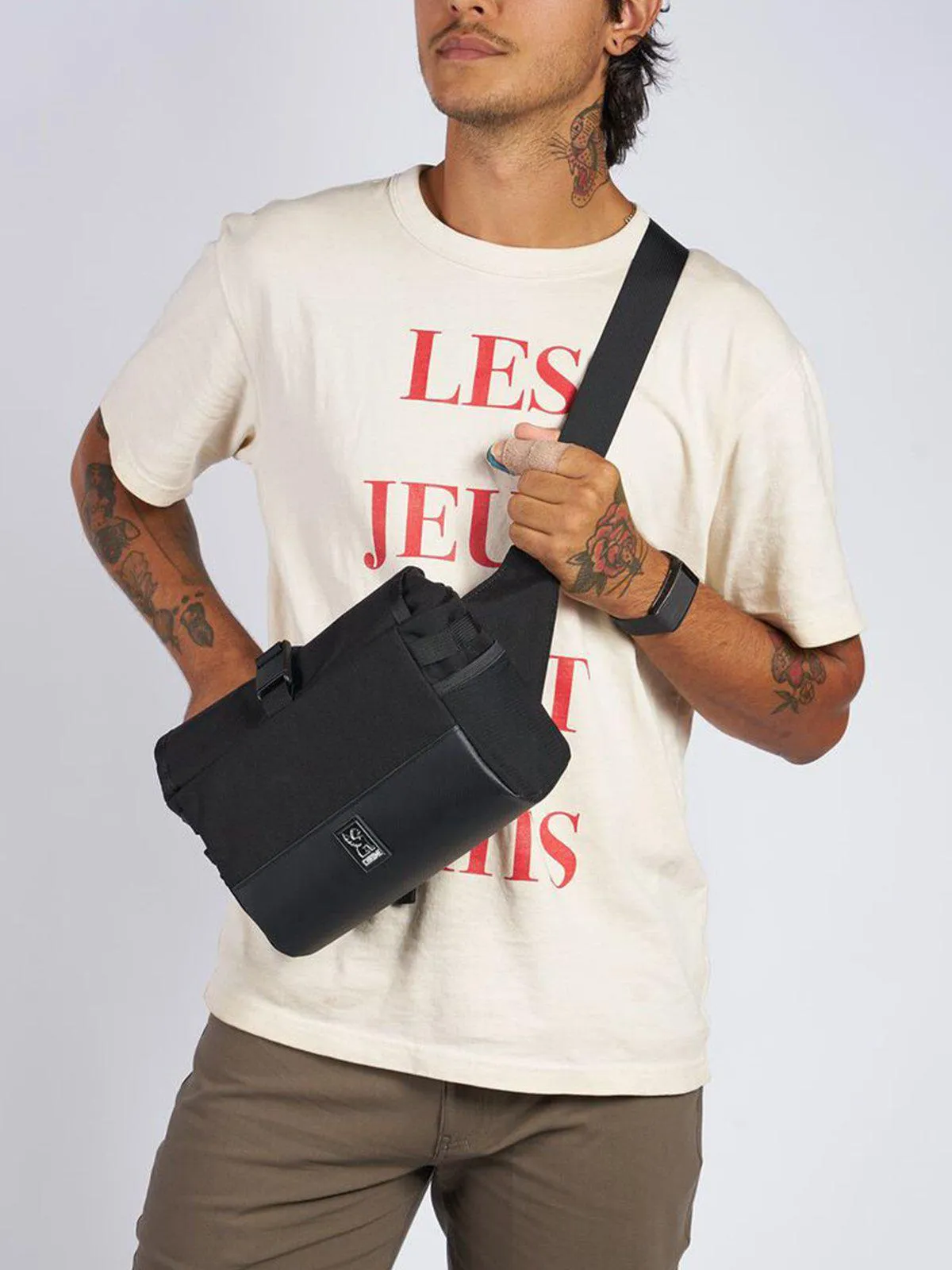 Chrome Industries Doubletrack Handlebar Bag Black