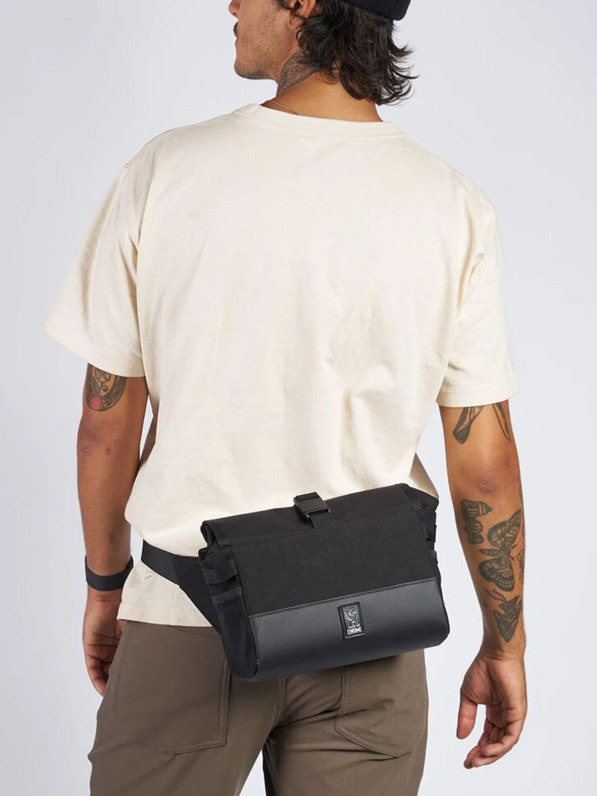 Chrome Industries Doubletrack Handlebar Bag Black