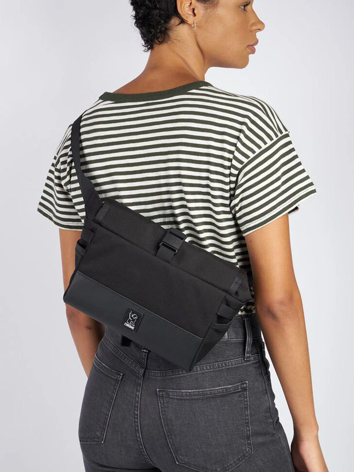 Chrome Industries Doubletrack Handlebar Bag Black