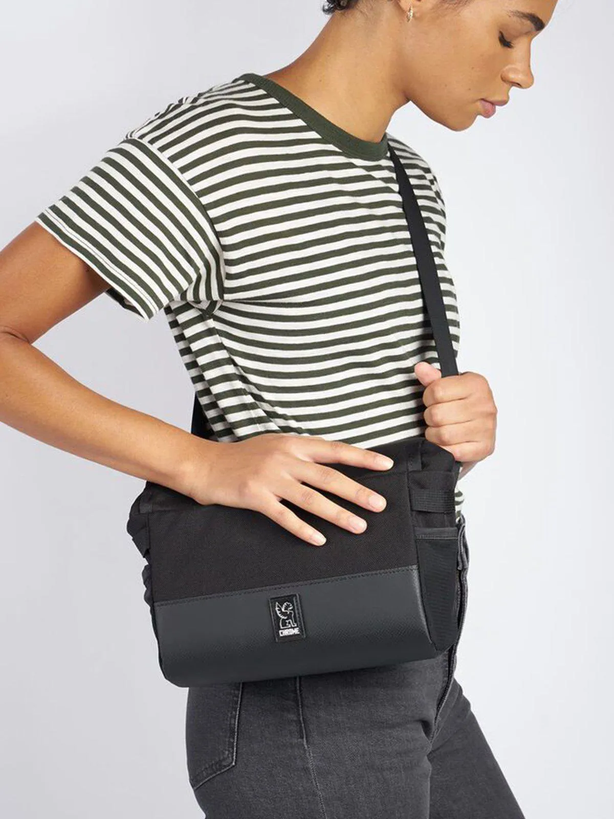 Chrome Industries Doubletrack Handlebar Bag Black