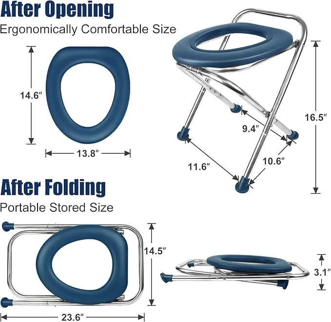 CKE Upgraded Portable Toilet Kit for Camping