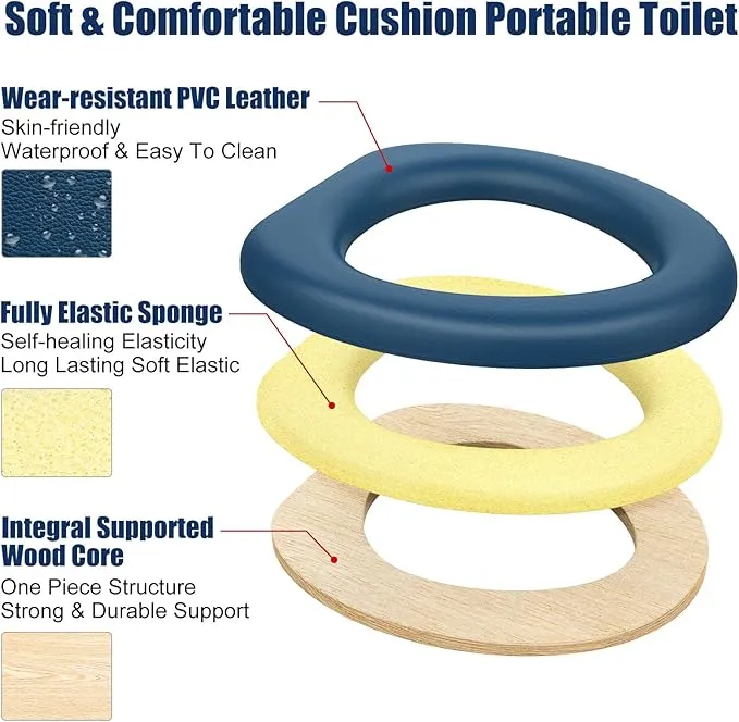 CKE Upgraded Portable Toilet Kit for Camping