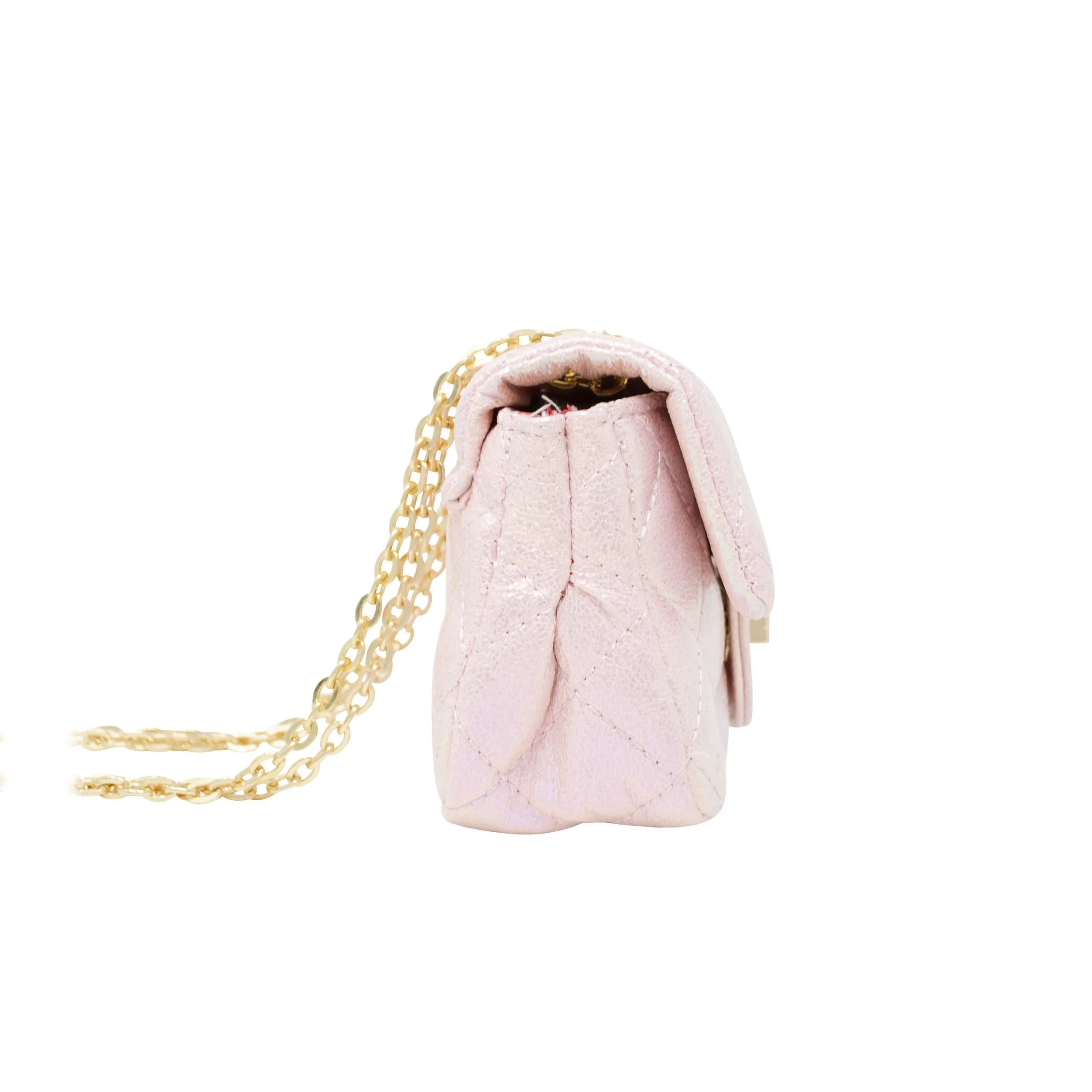Classic Quilted Shiny Mini Bag