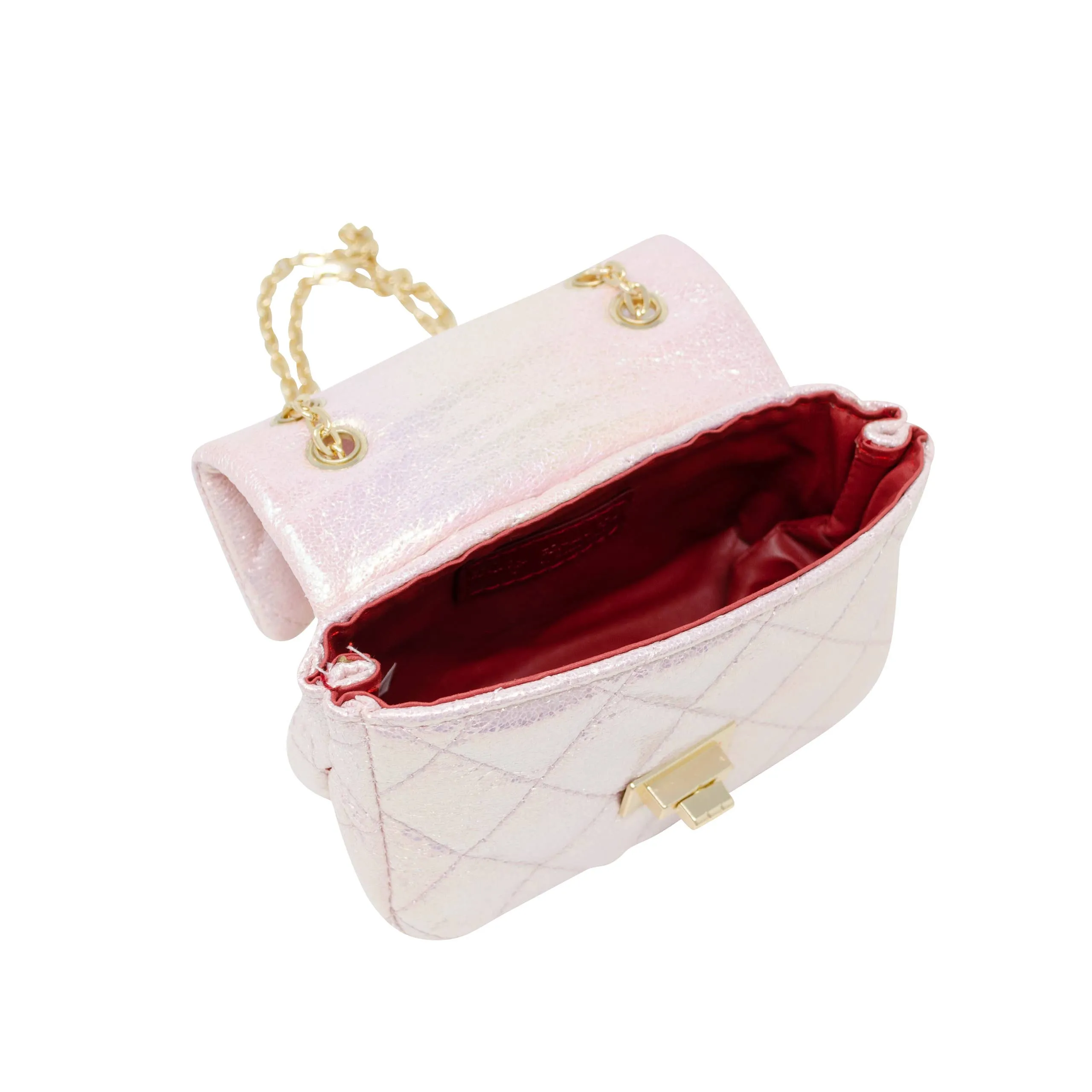 Classic Quilted Shiny Mini Bag