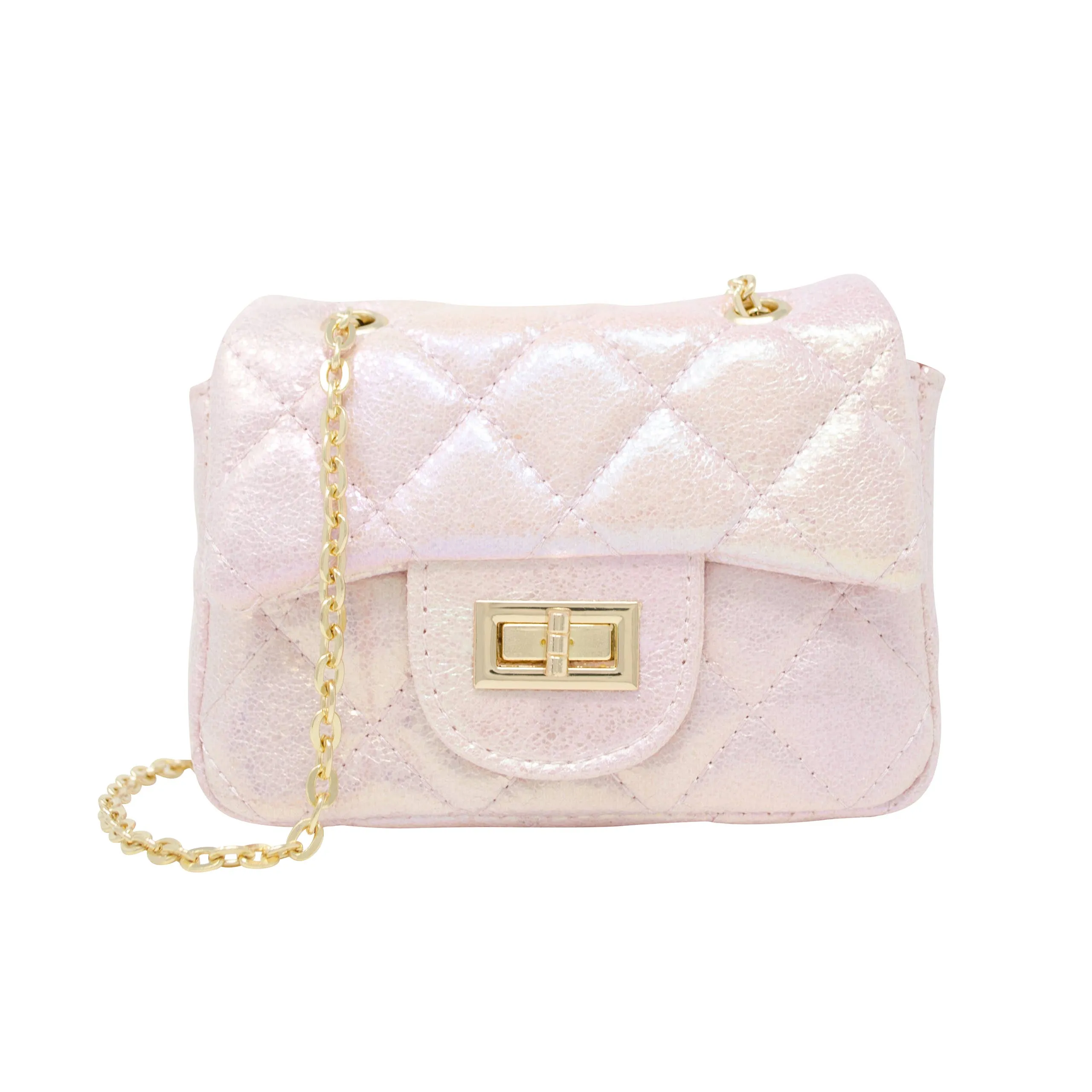 Classic Quilted Shiny Mini Bag